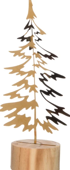 Intratuin Weihnachtsdeko Baum gold 10 x 6 x 21 cm