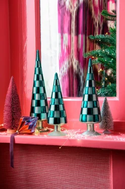 Intratuin Weihnachtsdeko Baum Cross grün D 9 H 35 cm