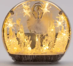 Intratuin Weihnachtsdeko mit Bäumen beleuchtet LED 25 x 6 x 23 cm