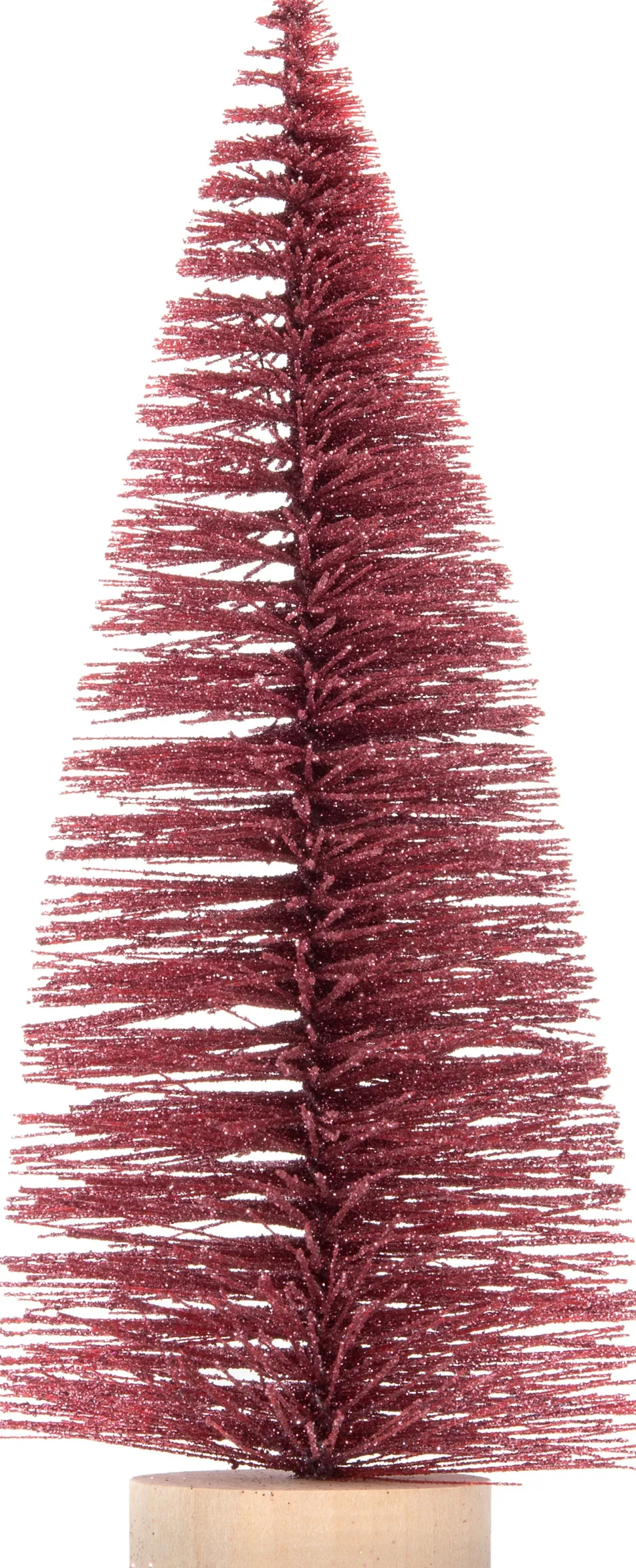 Intratuin Weihnachtsdeko Baum 7 x 7 x 15 cm rot