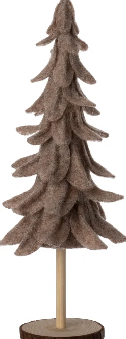 Intratuin Weihnachtsdeko Baum Mae braun D 12 H 33 cm
