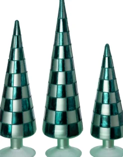 Intratuin Weihnachtsdeko Baum Cross grün D 8 H 25 cm