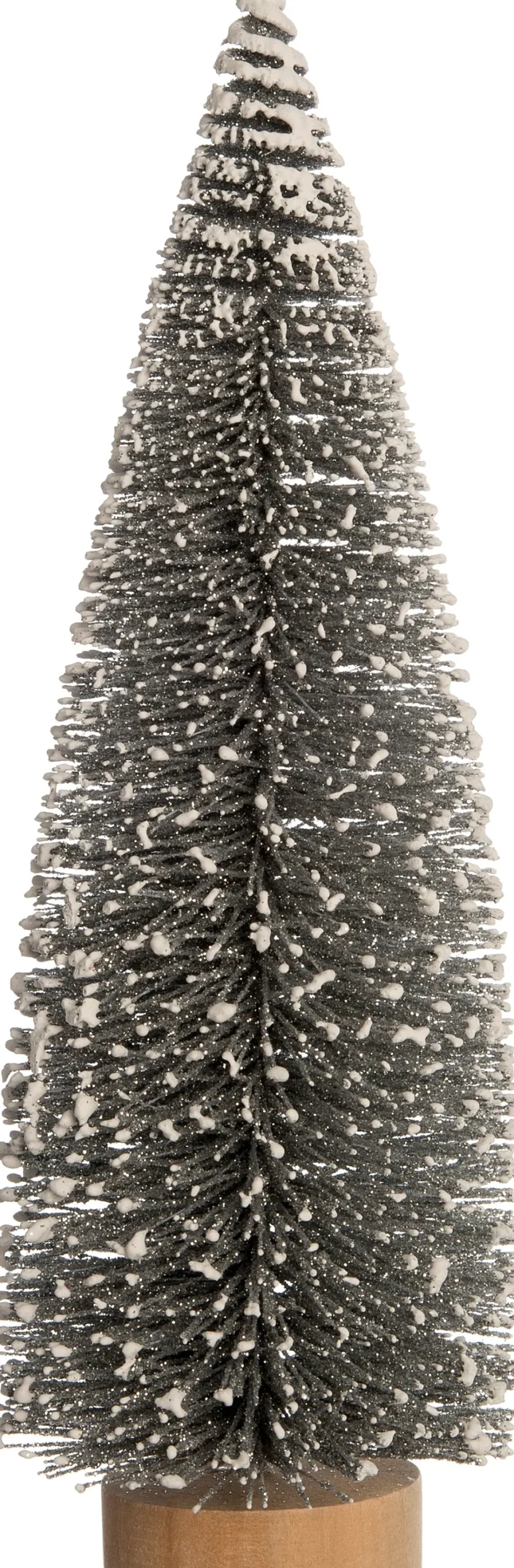 Intratuin Weihnachtsdeko Baum 7 x 7 x 15 cm silber
