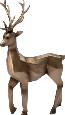 Intratuin Weihnachtsdeko Hirsch Tarja gold 24,6 x 10 x 39,4 cm