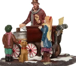 Intratuin Weihnachtsdorf Miniatur-Eiswagen 9 x 7 x 7 cm