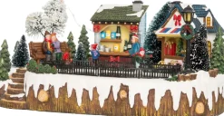 Intratuin Weihnachtsdorf mit Schlittschuhbahn 32 x 23 x 17 cm