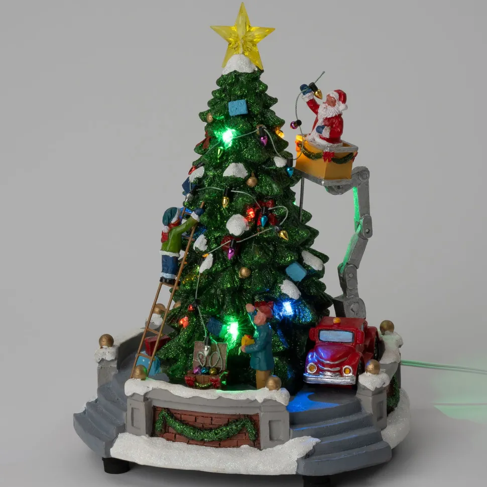 Intratuin Weihnachtsdorf Baum schmücken 25 x 25 x 27 cm