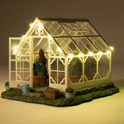 Intratuin Weihnachtsdorf Gewächshaus 13,5 x 15,5 x 12 cm