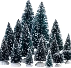 Intratuin Weihnachtsdorf Deko-Bäume 16 St.