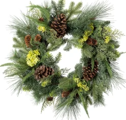 Intratuin Weihnachtskranz Zapfen D 60 H 13 cm