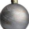 Intratuin Weihnachtskugel Skerries grau D 8 cm