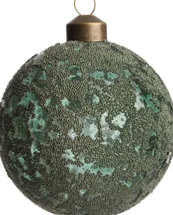 Intratuin Weihnachtskugel Sens grün D 8 cm