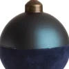 Intratuin Weihnachtskugel Jera lila D 8 H 8 cm