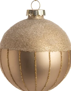 Intratuin Weihnachtskugel Charla D 8 cm kupfer