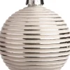 Intratuin Weihnachtskugel Bradfort Streifen weiß D 8 cm