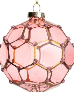 Intratuin Weihnachtskugel Rosmuck rosa D 8 cm