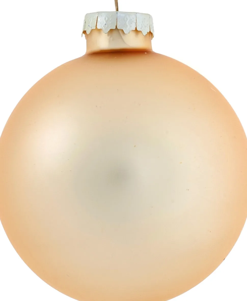 Intratuin Weihnachtskugeln gold matt und glänzend D 7 cm 8 St.