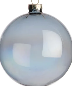 Intratuin Weihnachtskugel Brusque grau D 10 cm