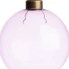 Intratuin Weihnachtskugel Autun violett transparent D 8 cm