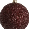 Intratuin Weihnachtskugel Isa D 8 cm bordeaux