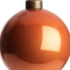 Intratuin Weihnachtskugel Colmar orange glänzend D 8 cm