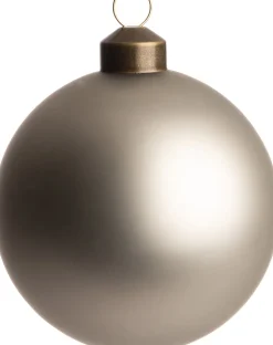 Intratuin Weihnachtskugel Caudry grau matt D 8 cm
