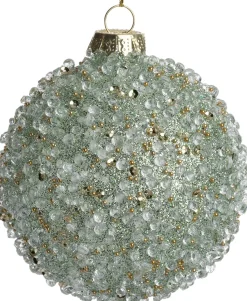 Intratuin Weihnachtskugel Charlbury grün D 8 cm