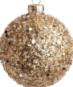 Intratuin Weihnachtskugeln Vimy gold D 8 cm