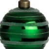 Intratuin Weihnachtskugel Crowley grün D 8 cm