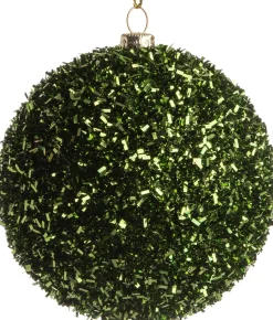 Intratuin Weihnachtskugel Ava grün D 6 cm