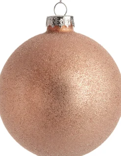 Intratuin Weihnachtskugel Brita rosa D 8 H 8 cm