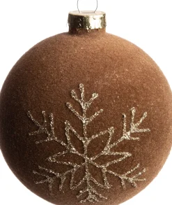 Intratuin Weihnachtskugeln Bernaville braun D 8 cm