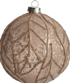 Intratuin Weihnachtskugel Cyntia rosa D 10 H 10 cm