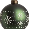 Intratuin Weihnachtskugel Revin grün D 8 cm
