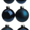 Intratuin Weihnachtskugeln Set blau D 7 cm 42 St.