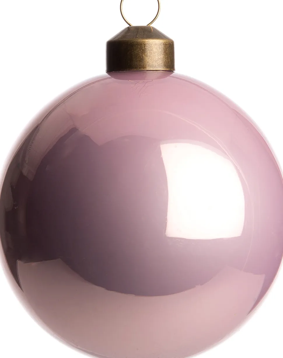 Intratuin Weihnachtskugel Autun rosa glänzend D 8 cm