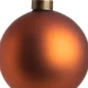 Intratuin Weihnachtskugel Colmar orange matt D 8 cm