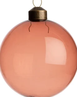 Intratuin Weihnachtskugel Colmar braun transparent D 8 cm
