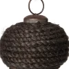 Intratuin Weihnachtskugel Seil schwarz D 6 H 6 cm