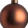 Intratuin Weihnachtskugel Colmar braun matt D 8 cm