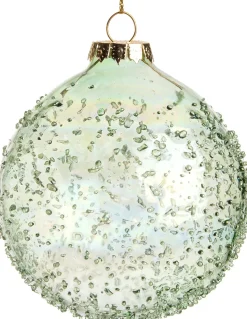 Intratuin Weihnachtskugel Audry grün D 8 H 8 cm