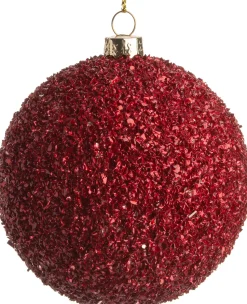Intratuin Weihnachtskugel Isa D 6 cm rot