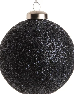 Intratuin Weihnachtskugel Kimber schwarz D 8 H 8 cm