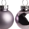 Intratuin Weihnachtskugeln lila matt und glänzend D 2,5 cm 24 St.