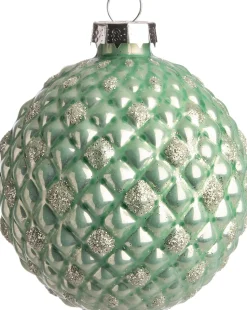 Intratuin Weihnachtskugel Francs grün D 8 cm