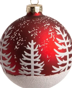 Intratuin Weihnachtskugeln Rioux rot D 8 cm