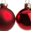 Intratuin Weihnachtskugeln rot matt und glänzend D 5 cm 12 St.