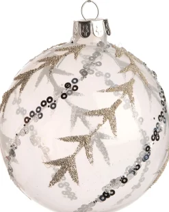 Intratuin Weihnachtskugel Patty transparent D 8 H 8 cm