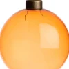 Intratuin Weihnachtskugel Ballots orange transparent D 8 cm