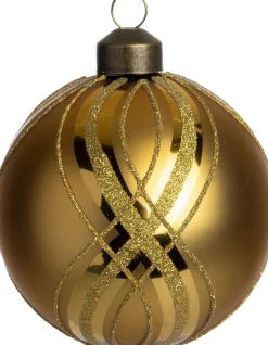 Intratuin Weihnachtskugel Endy gold D 8 cm